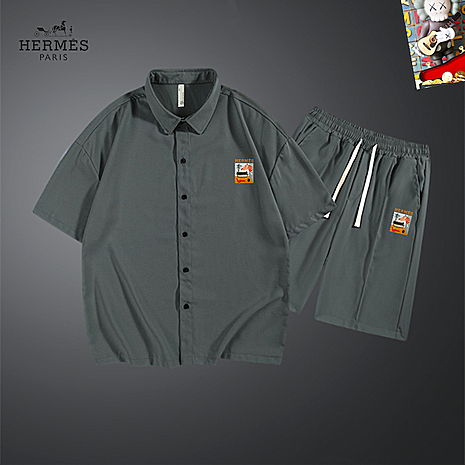 HERMES Tracksuits for HERMES Short Tracksuit for men #780843 replica