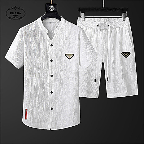 Prada Tracksuits for Prada Short Tracksuits for men #782017 replica