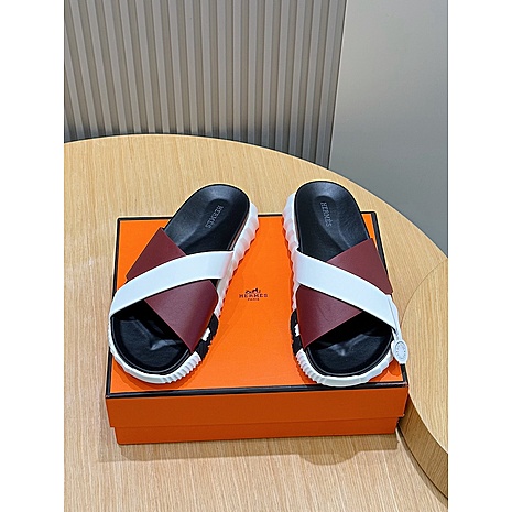 HERMES Shoes for Men's HERMES Slippers #782745 replica