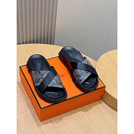 HERMES Shoes for Men's HERMES Slippers #782747 replica