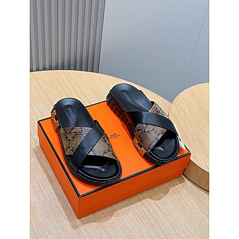 HERMES Shoes for Men's HERMES Slippers #782748 replica