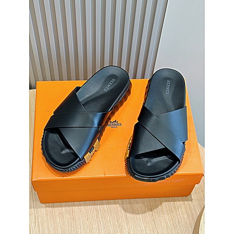 HERMES Shoes for Men's HERMES Slippers #782757 replica