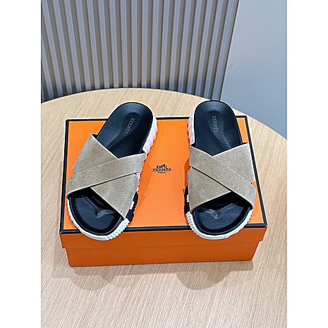HERMES Shoes for Men's HERMES Slippers #782766 replica