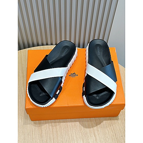HERMES Shoes for Men's HERMES Slippers #782780 replica