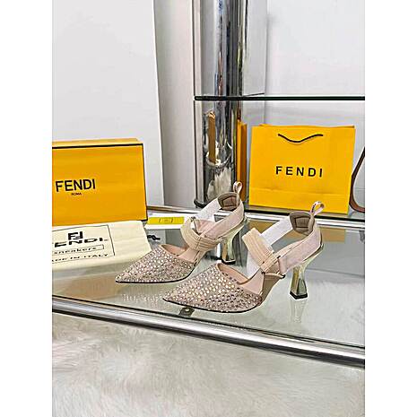 Fendi 8.5cm High-heeled shoes for women #783345 replica