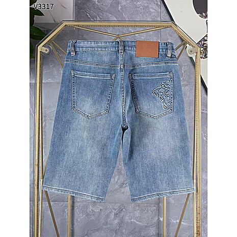 Versace Jeans for versace Short Jeans for men #783373 replica