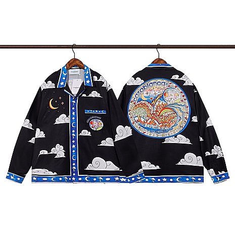 Casablanca shirts for Casablanca Long-Sleeved shirts for men #784816 replica
