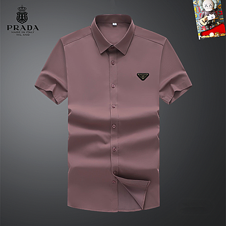 Prada Short-Sleeved Shirts for Men #785710 replica