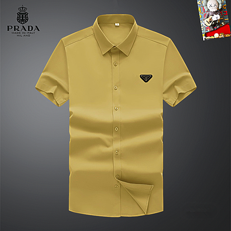 Prada Short-Sleeved Shirts for Men #785712 replica