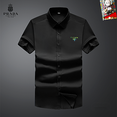 Prada Short-Sleeved Shirts for Men #785716 replica