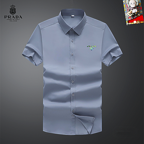 Prada Short-Sleeved Shirts for Men #785717 replica