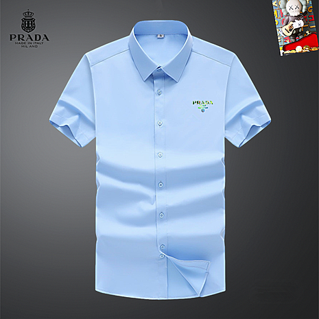 Prada Short-Sleeved Shirts for Men #785719 replica