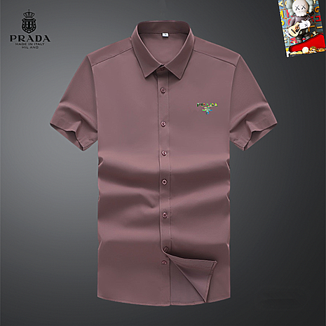 Prada Short-Sleeved Shirts for Men #785720 replica