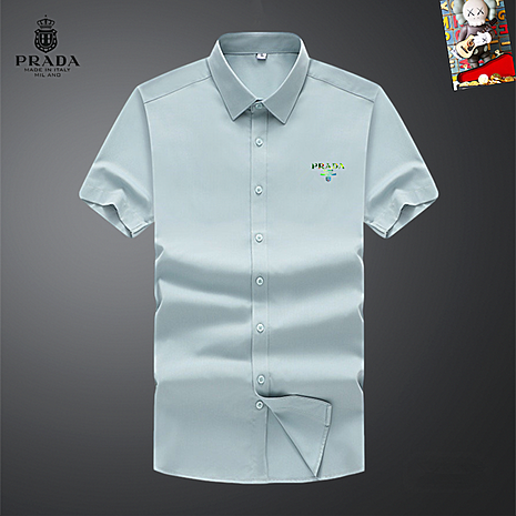Prada Short-Sleeved Shirts for Men #785721 replica