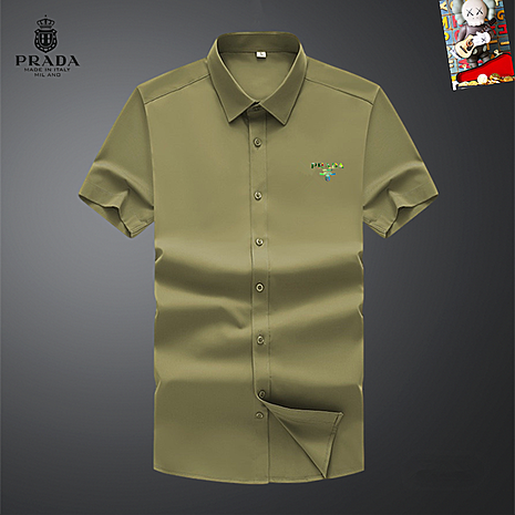 Prada Short-Sleeved Shirts for Men #785722 replica