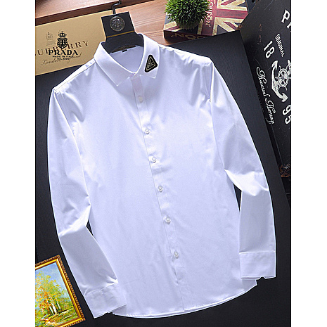 Prada Shirts for Prada long-sleeved shirts for men #785794 replica
