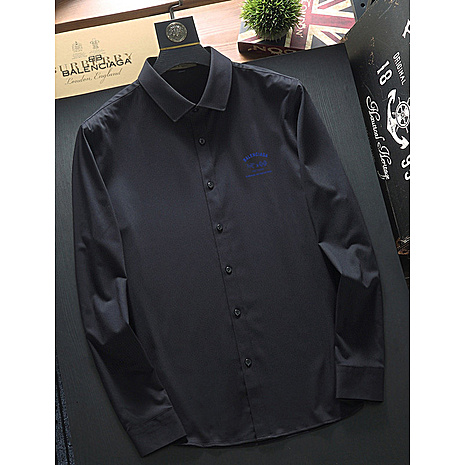 Balenciaga Shirts for Balenciaga Long-Sleeved Shirts for men #785971 replica