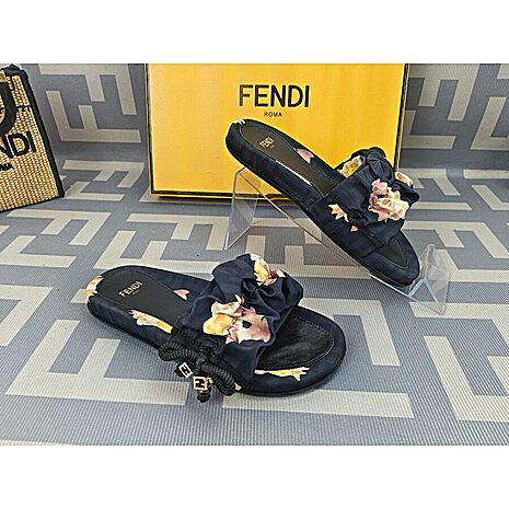 Fendi shoes for Fendi slippers for women #786071 replica