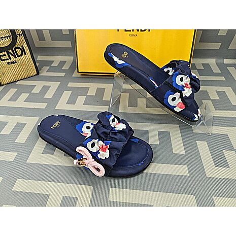 Fendi shoes for Fendi slippers for women #786073 replica