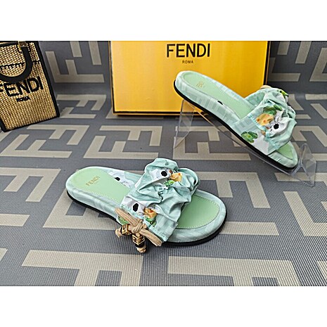 Fendi shoes for Fendi slippers for women #786074 replica