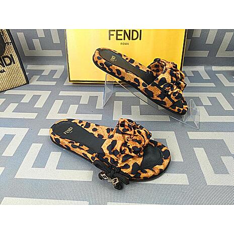 Fendi shoes for Fendi slippers for women #786076 replica
