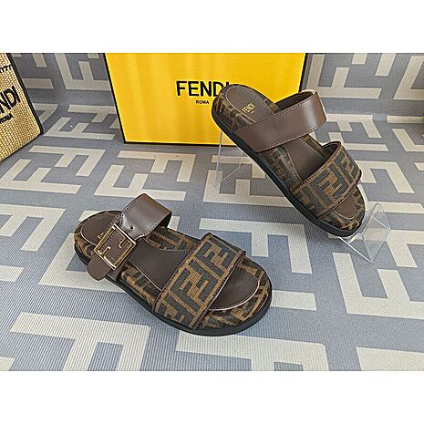 Fendi shoes for Fendi slippers for women #786086 replica