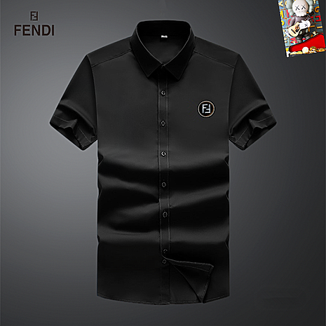 Fendi Shirts for Fendi Short-Sleeved Shirts for men #786090 replica