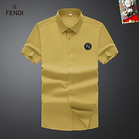 Fendi Shirts for Fendi Short-Sleeved Shirts for men #786092 replica