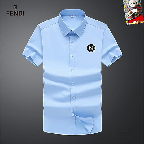 Fendi Shirts for Fendi Short-Sleeved Shirts for men #786093 replica