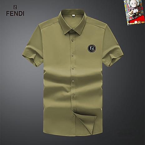 Fendi Shirts for Fendi Short-Sleeved Shirts for men #786105 replica
