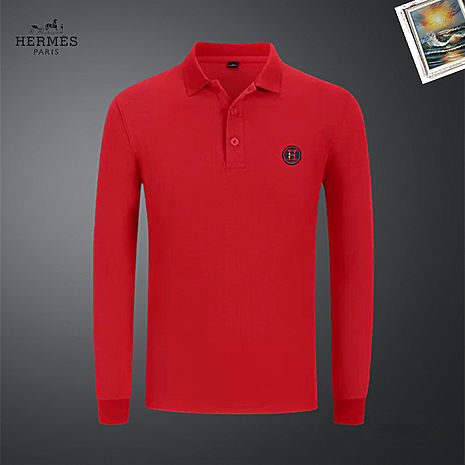 HERMES Long-Sleeved T-shirts for MEN #786447 replica