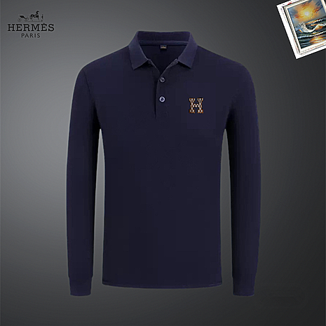 HERMES Long-Sleeved T-shirts for MEN #786455 replica