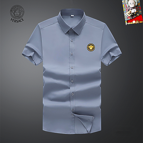 Versace Shirts for Versace Shorts-Sleeveds Shirts For Men #786502 replica