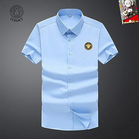 Versace Shirts for Versace Shorts-Sleeveds Shirts For Men #786504 replica