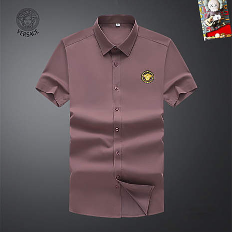 Versace Shirts for Versace Shorts-Sleeveds Shirts For Men #786508 replica