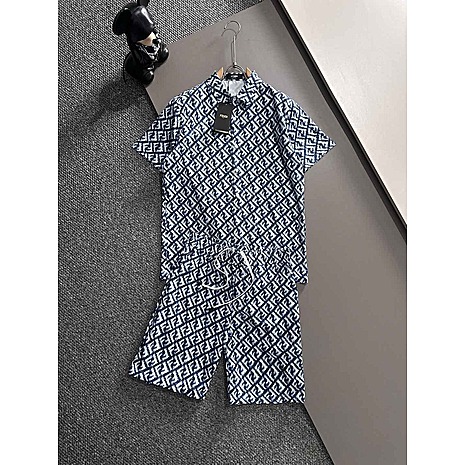 Fendi Tracksuits for Fendi Short Tracksuits for men #786701 replica