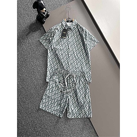 Fendi Tracksuits for Fendi Short Tracksuits for men #786702 replica