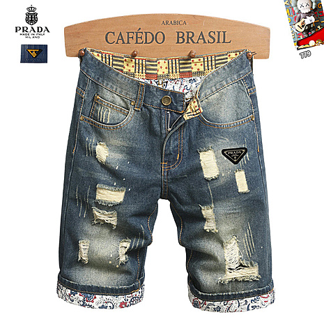 Prada Jeans for Prada Short Jeans for men #787471 replica