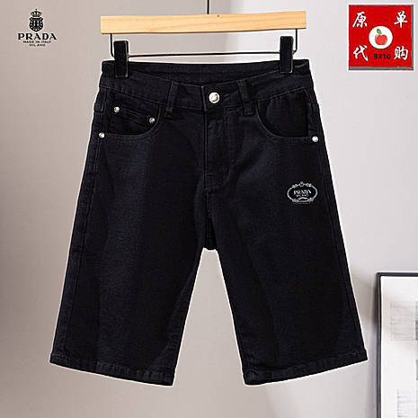 Prada Jeans for Prada Short Jeans for men #787475 replica