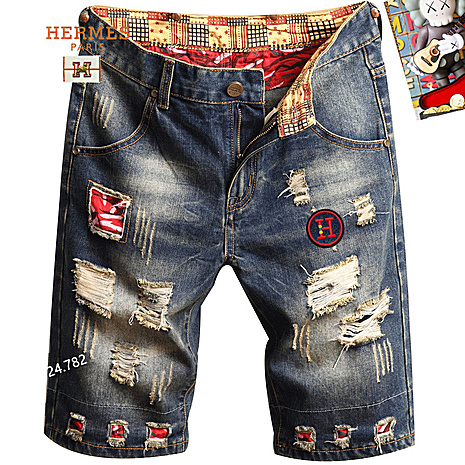 HERMES Jeans for HERMES Short Jeans for men #787769 replica