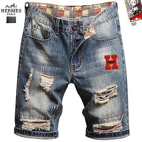 HERMES Jeans for HERMES Short Jeans for men #787770 replica