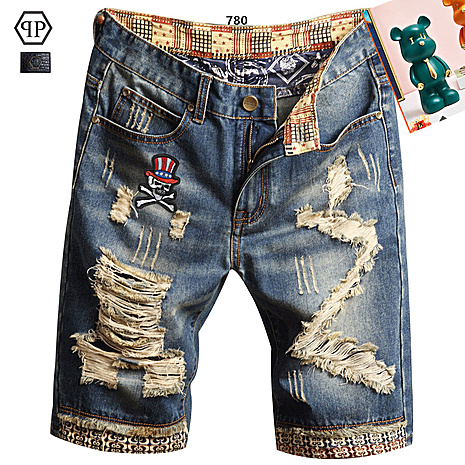 PHILIPP PLEIN Jeans for PHILIPP PLEIN Short Jeans for men #788003