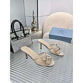 US$77.00 Prada 8.5cm High-heeled shoes for women #780948