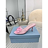 US$77.00 Prada 8.5cm High-heeled shoes for women #780949