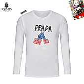 US$29.00 Prada Long-sleeved T-shirts for Men #785791