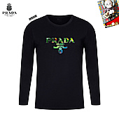 US$29.00 Prada Long-sleeved T-shirts for Men #785812