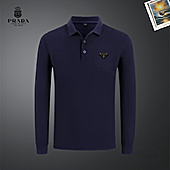 US$37.00 Prada Long-sleeved T-shirts for Men #785819