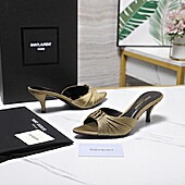 US$115.00 YSL 5.5cm High-heeled shoes for women #785988