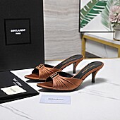 US$115.00 YSL 5.5cm High-heeled shoes for women #785991