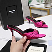 US$115.00 YSL 5.5cm High-heeled shoes for women #785993